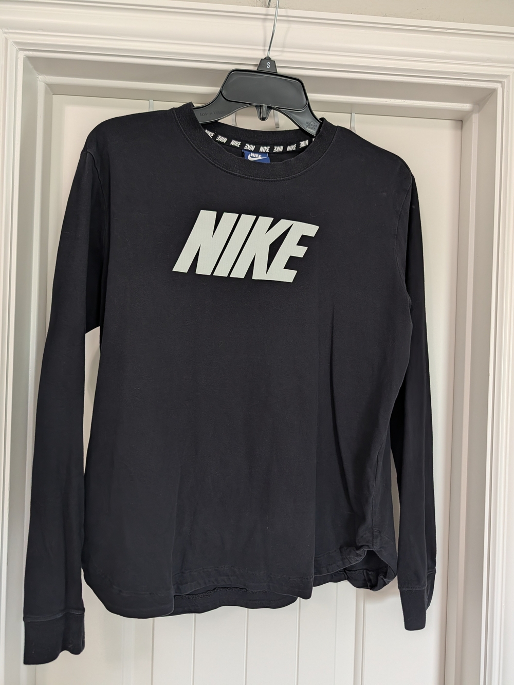 Nike Long Sleeve Logo Tee - Black